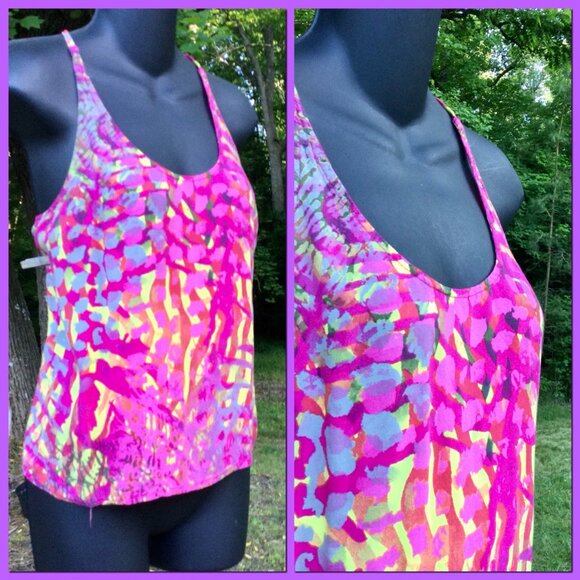 Lattice back Tank, sz M - Picture 6 of 6